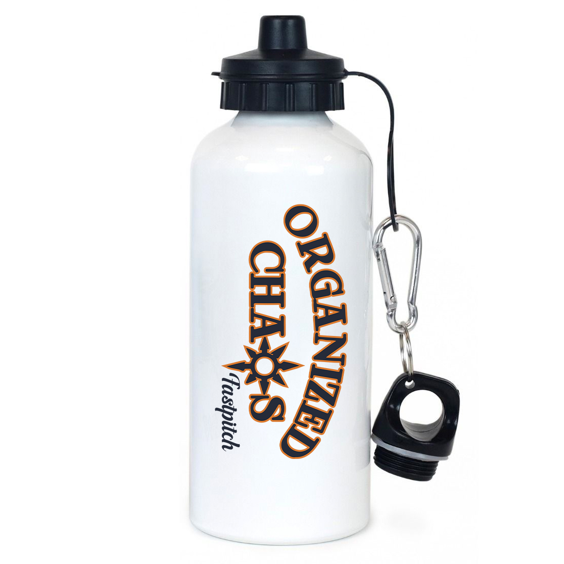 Organized Chaos Softball Team Water Bottle