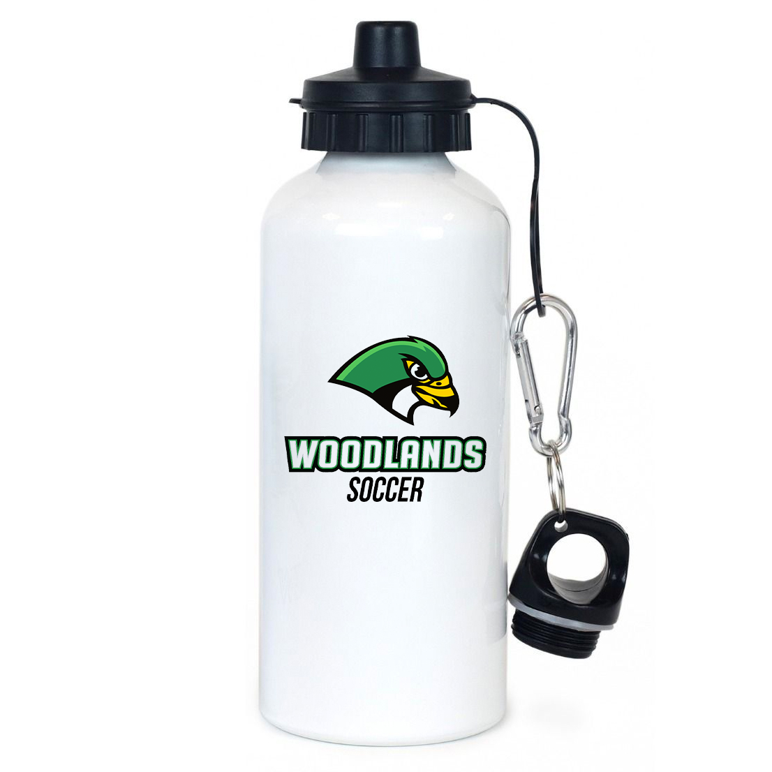 Woodland Falcons High School Soccer Team Water Bottle