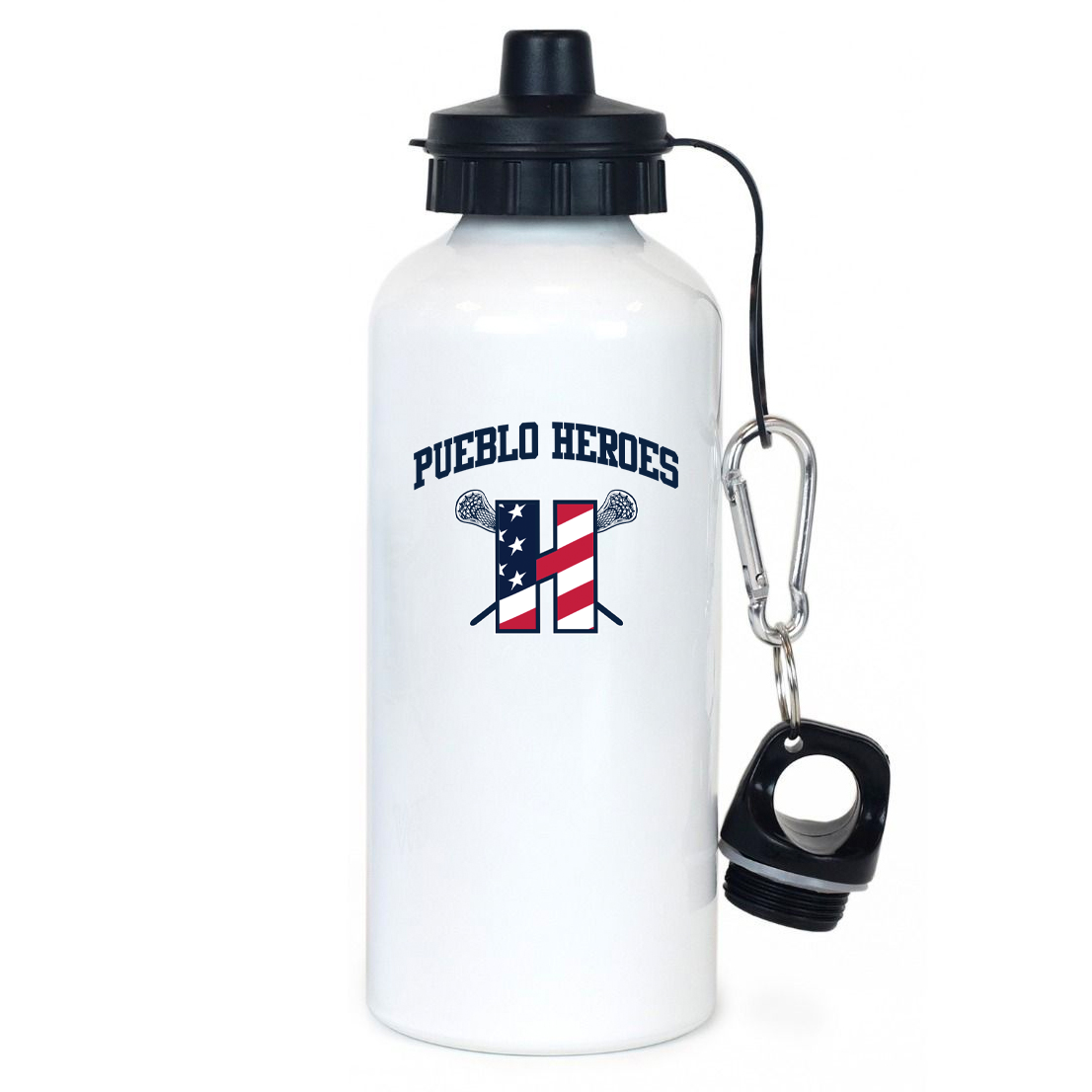 Pueblo Heroes Lacrosse Team Water Bottle