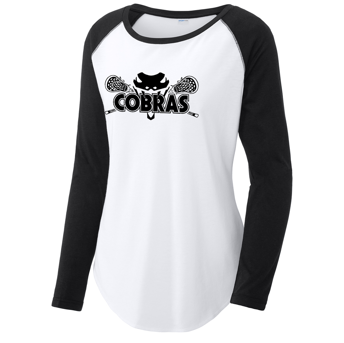 KC Cobras Lacrosse Women's Raglan Long Sleeve CottonTouch