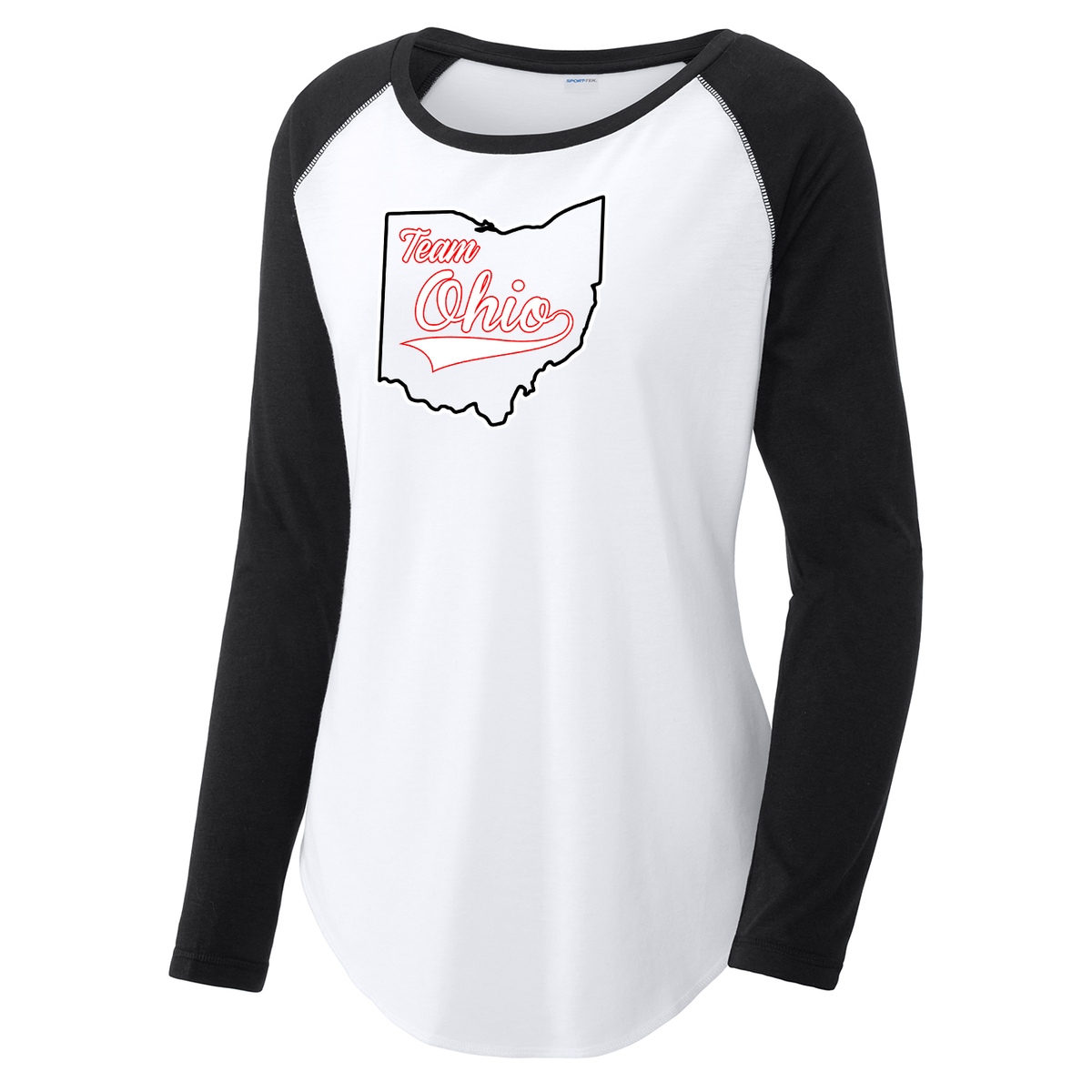 Team Ohio Softball Women's Raglan Long Sleeve CottonTouch