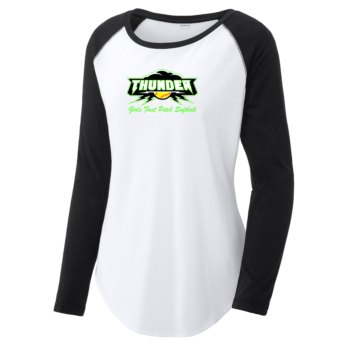 Long Island Thunder Softball Women's Raglan Long Sleeve CottonTouch