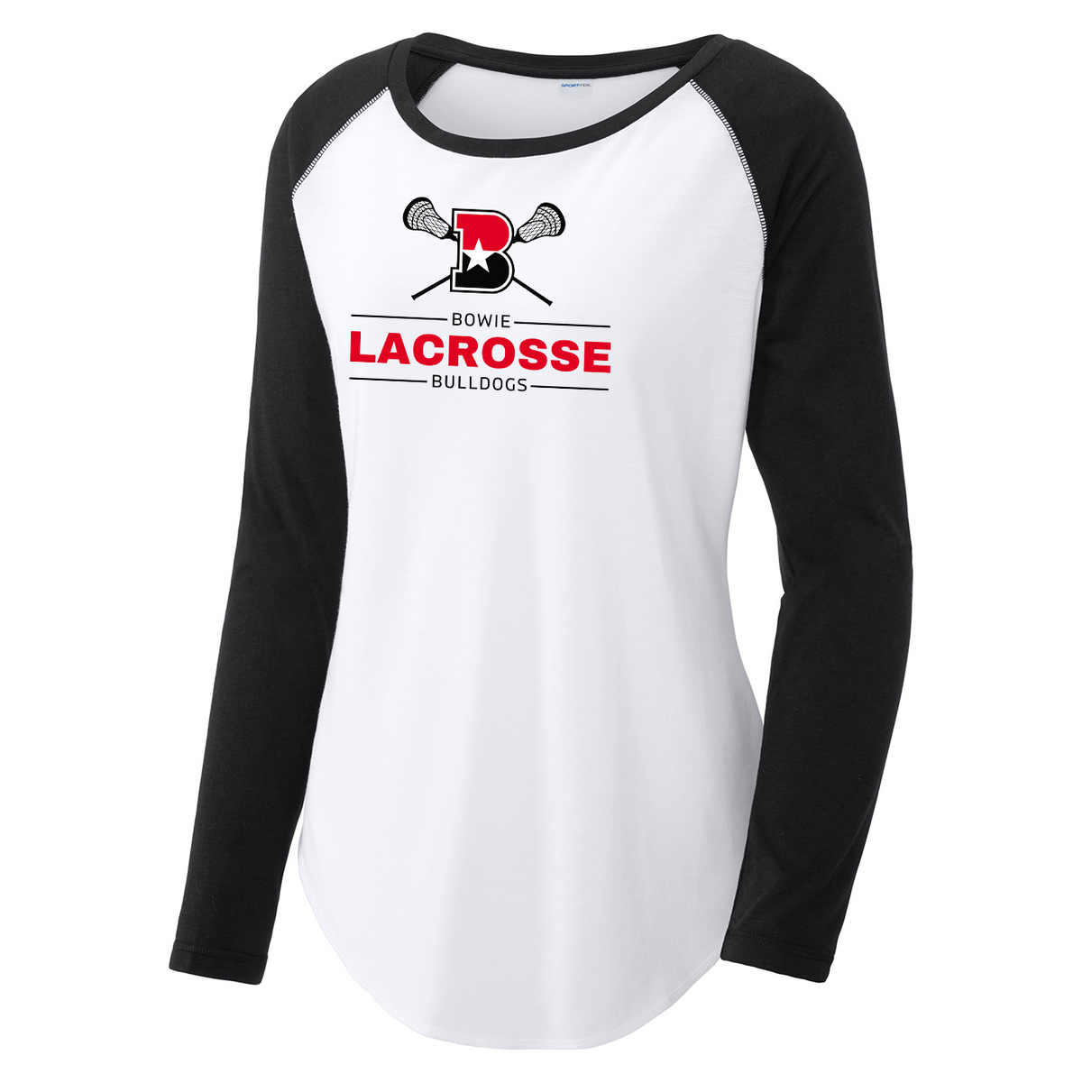 Bowie Boys Lacrosse Women's Raglan Long Sleeve CottonTouch