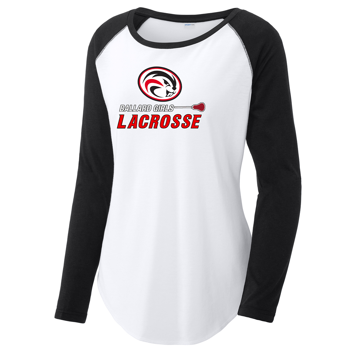 Ballard HS Girls Lacrosse Women's Raglan Long Sleeve CottonTouch