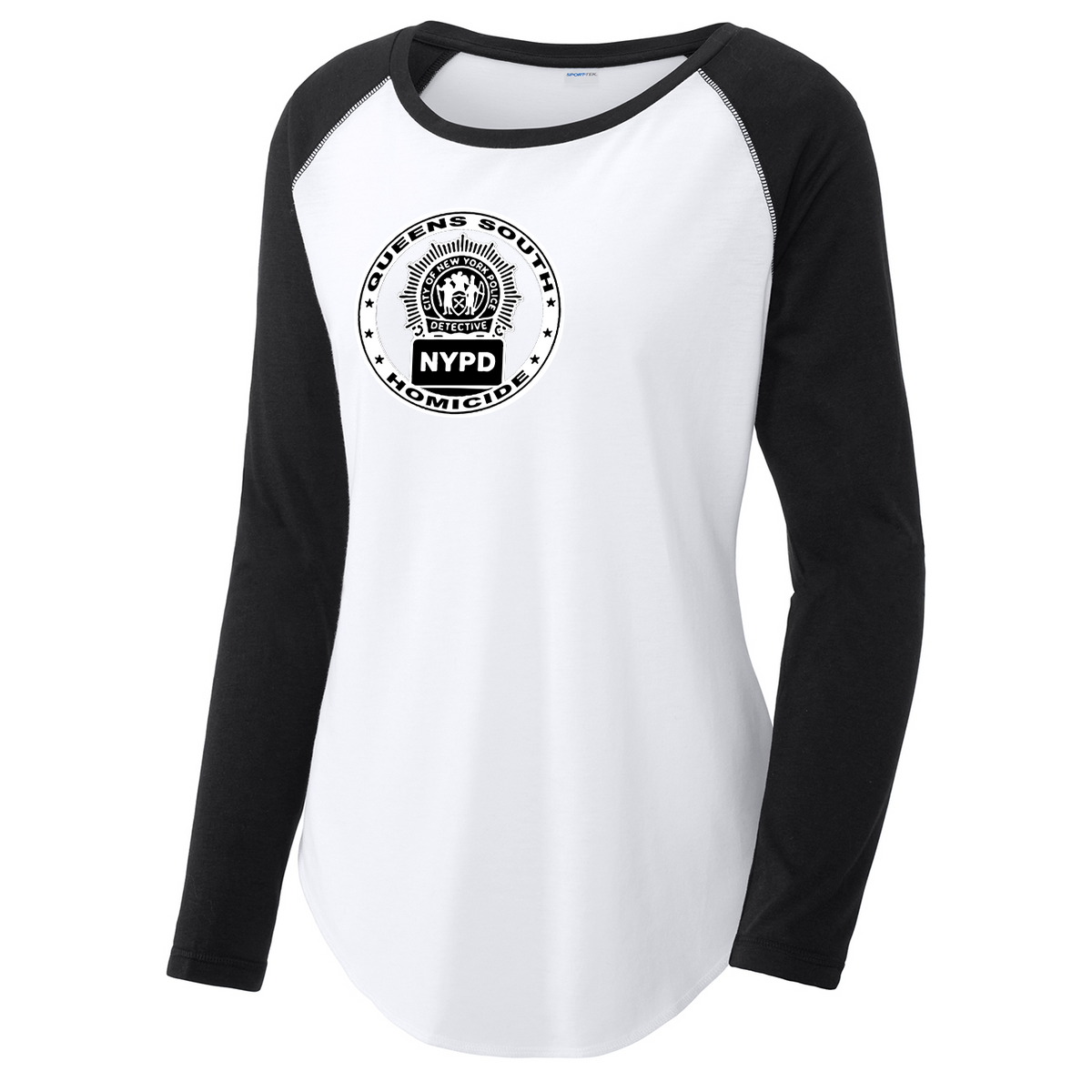 Queens South Homicide Women's Raglan Long Sleeve CottonTouch