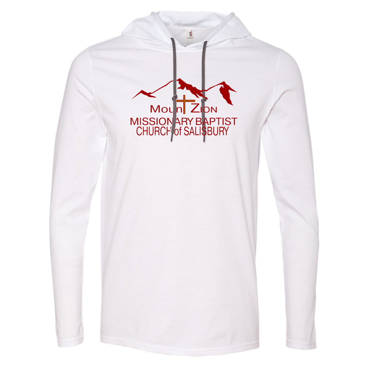 Mount Zion Missionary Baptist Church Hooded Long Sleeve Tee