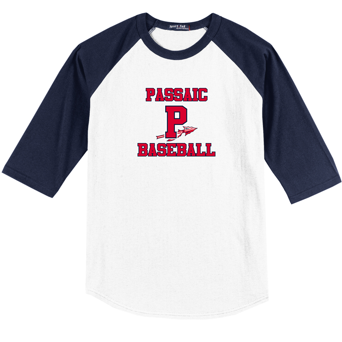 Passaic Indians Baseball 3/4 Sleeve Baseball Shirt