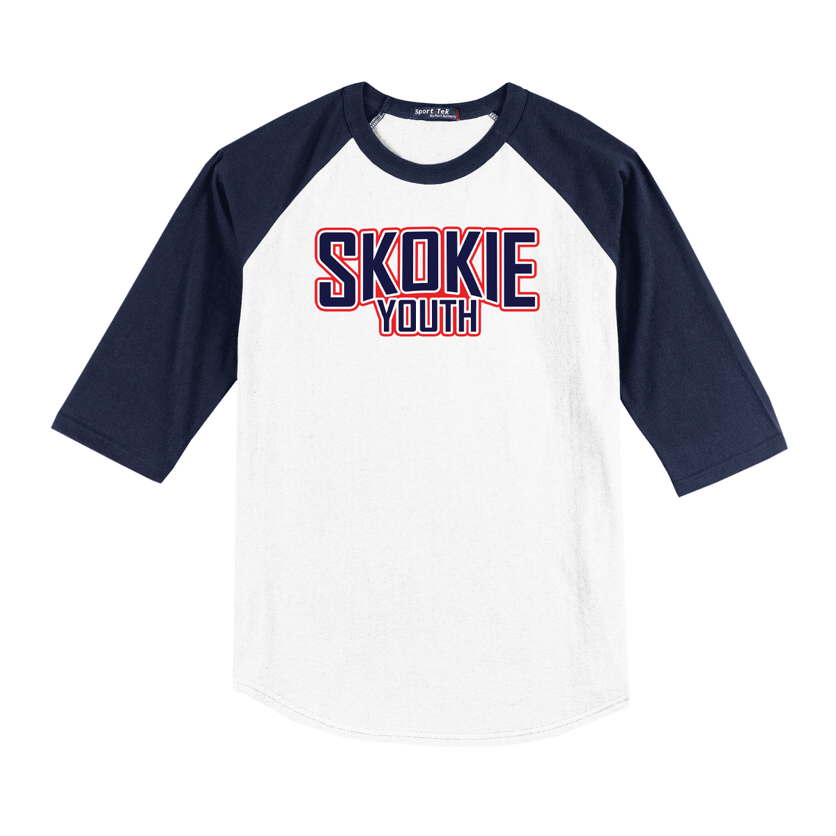 Skokie Youth Baseball 3/4 Sleeve Baseball Shirt