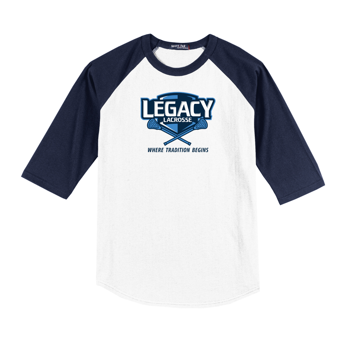 Legacy Lacrosse  3/4 Sleeve Baseball Shirt