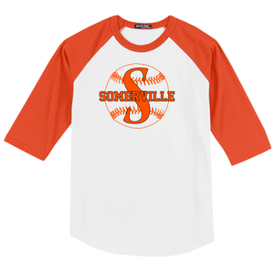 Somerville Baseball 3/4 Sleeve Baseball Shirt