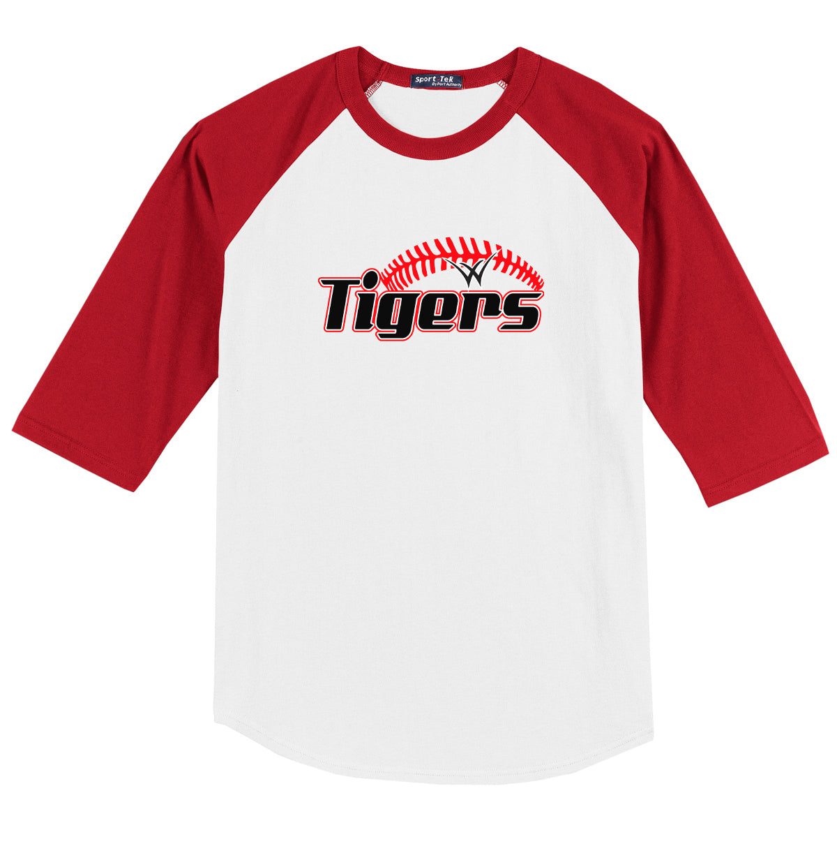 Willard Tigers Baseball 3/4 Sleeve Baseball Shirt