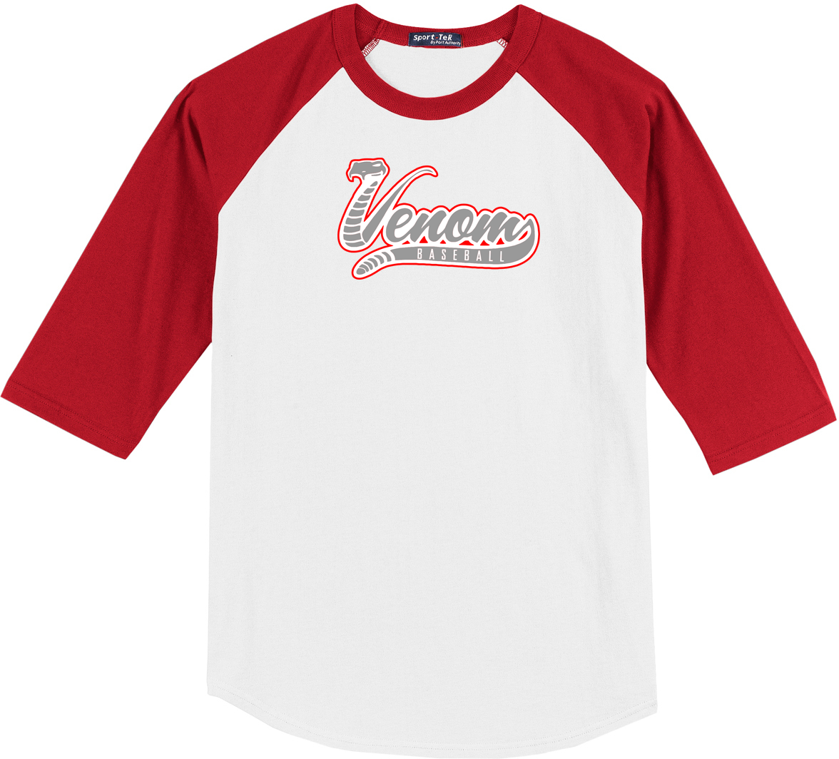 Valley Venom Baseball 3/4 Sleeve Baseball Shirt