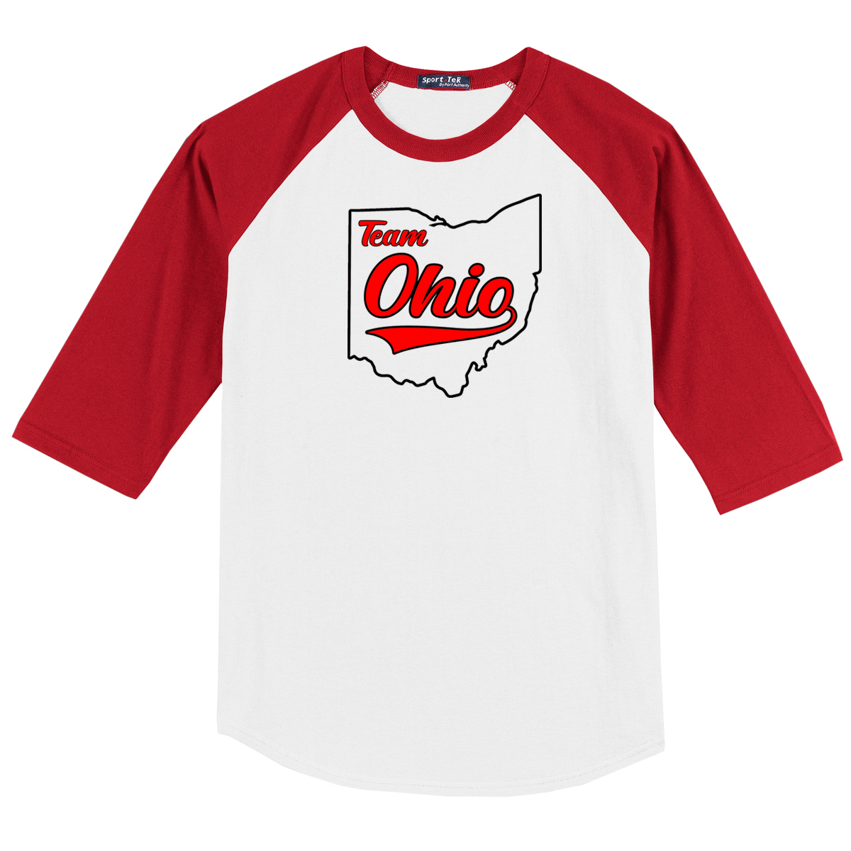 Team Ohio Fastpitch 3/4 Sleeve Baseball Shirt