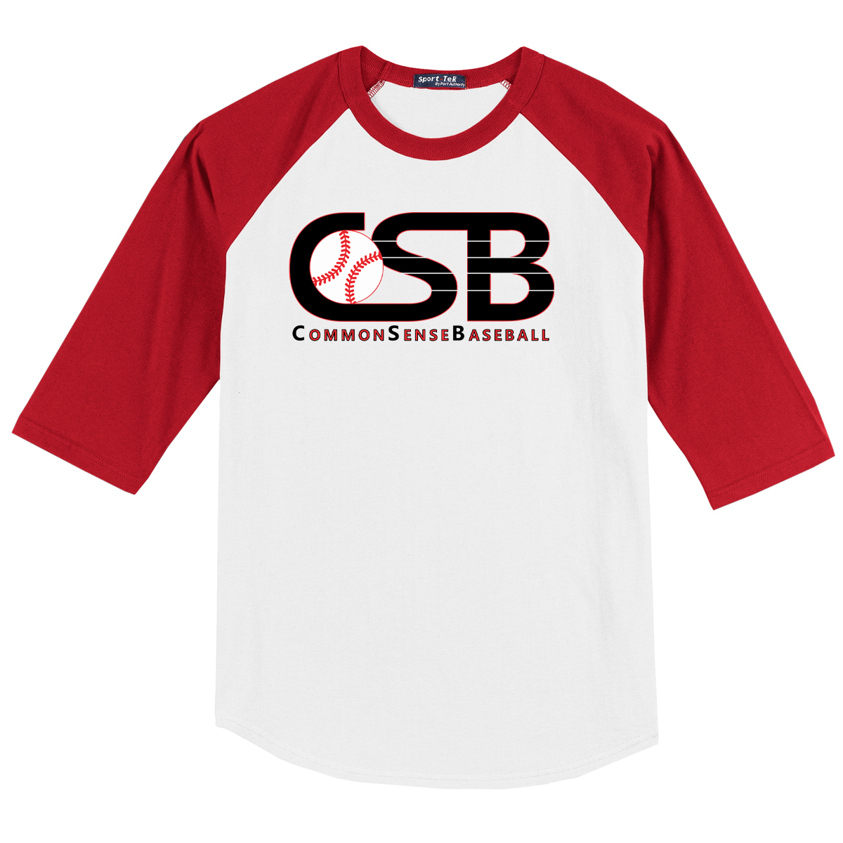 Common Sense Baseball 3/4 Sleeve Baseball Shirt