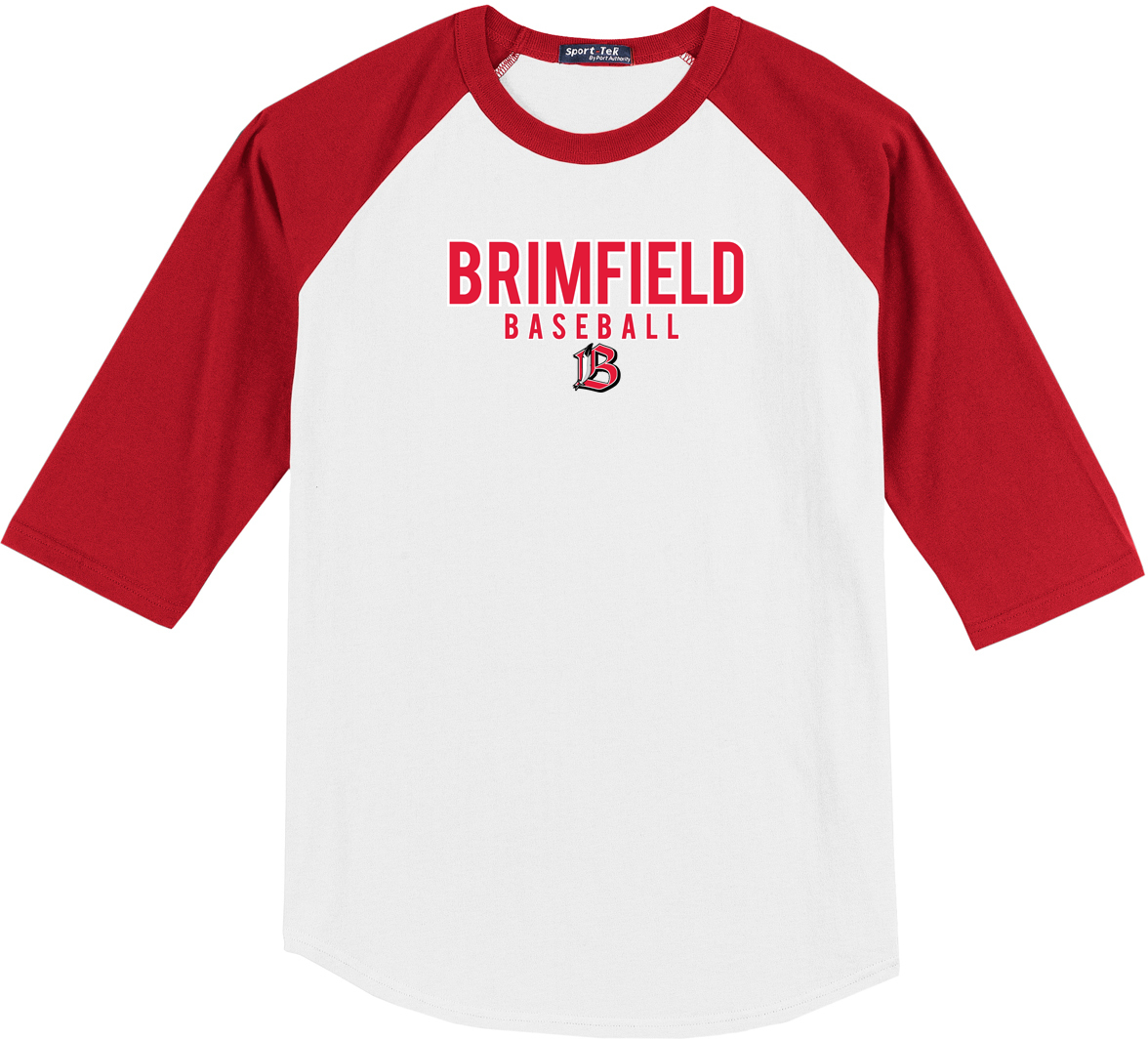 Brimfield Baseball 3/4 Sleeve Baseball Shirt