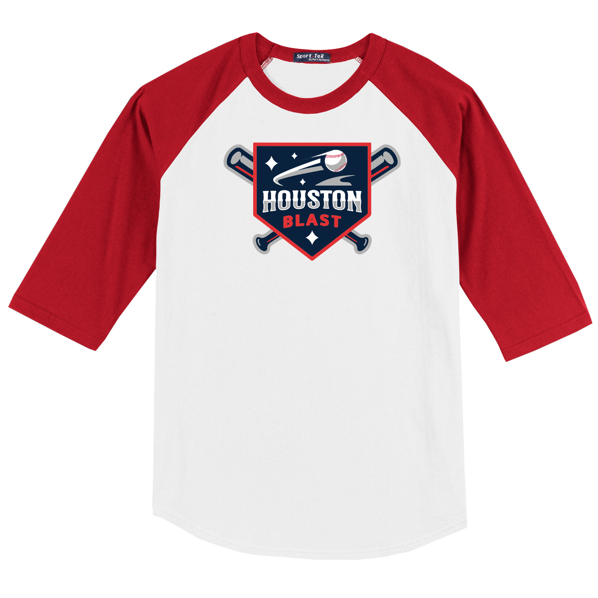 Houston Blast Baseball 3/4 Sleeve Baseball Shirt