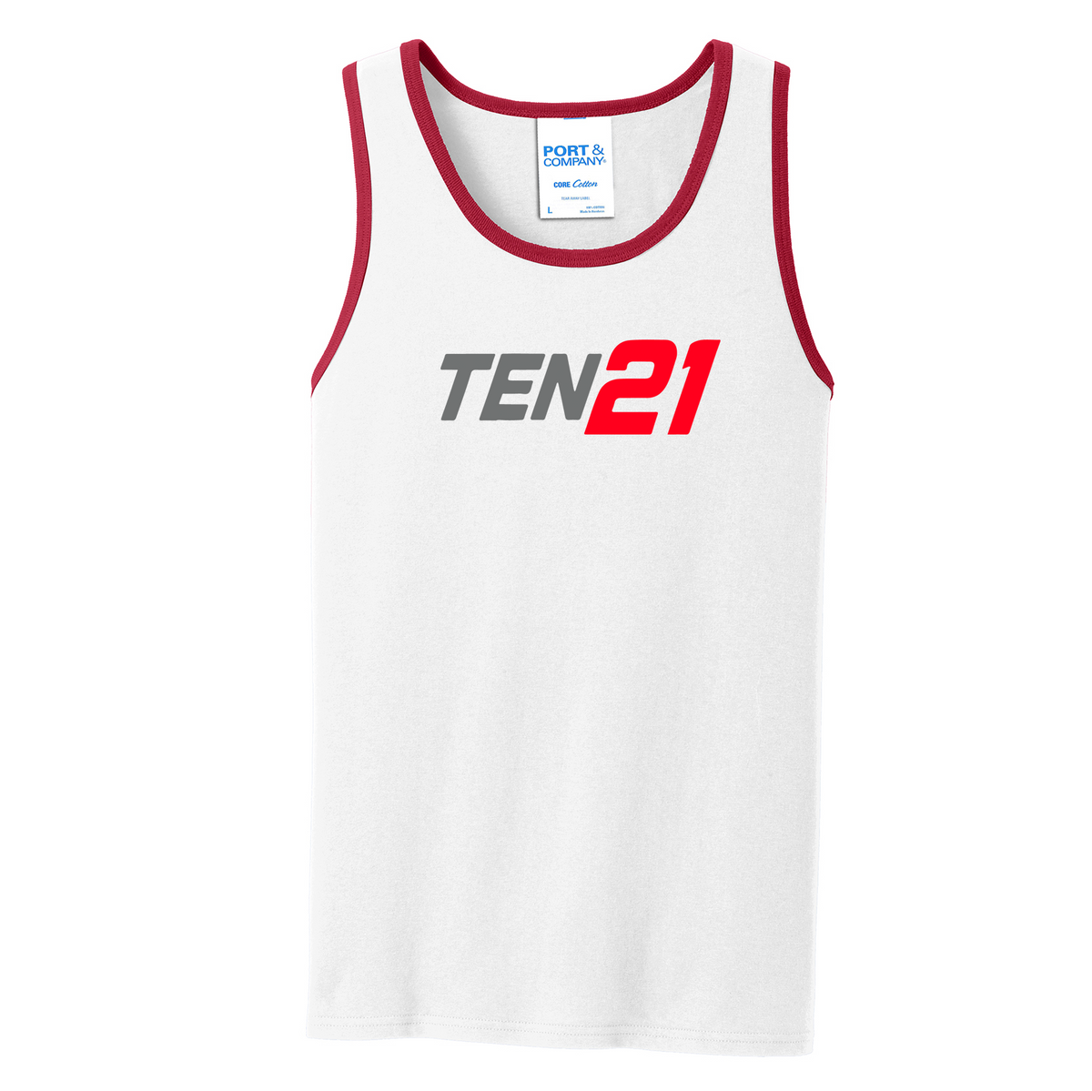 TEN21 Lacrosse Sleeveless Cotton Tank Top