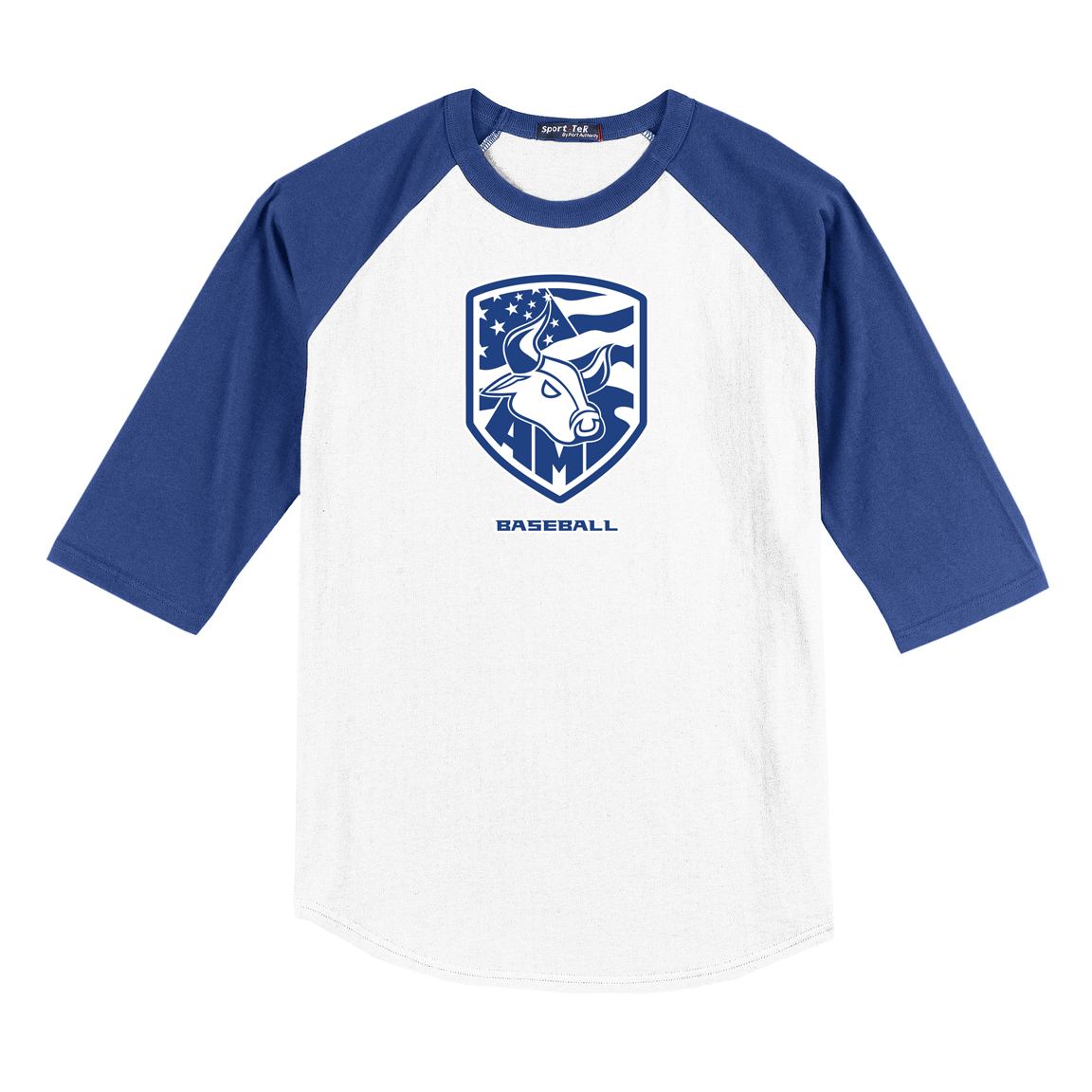 Accompsett Baseball  3/4 Sleeve Baseball Shirt