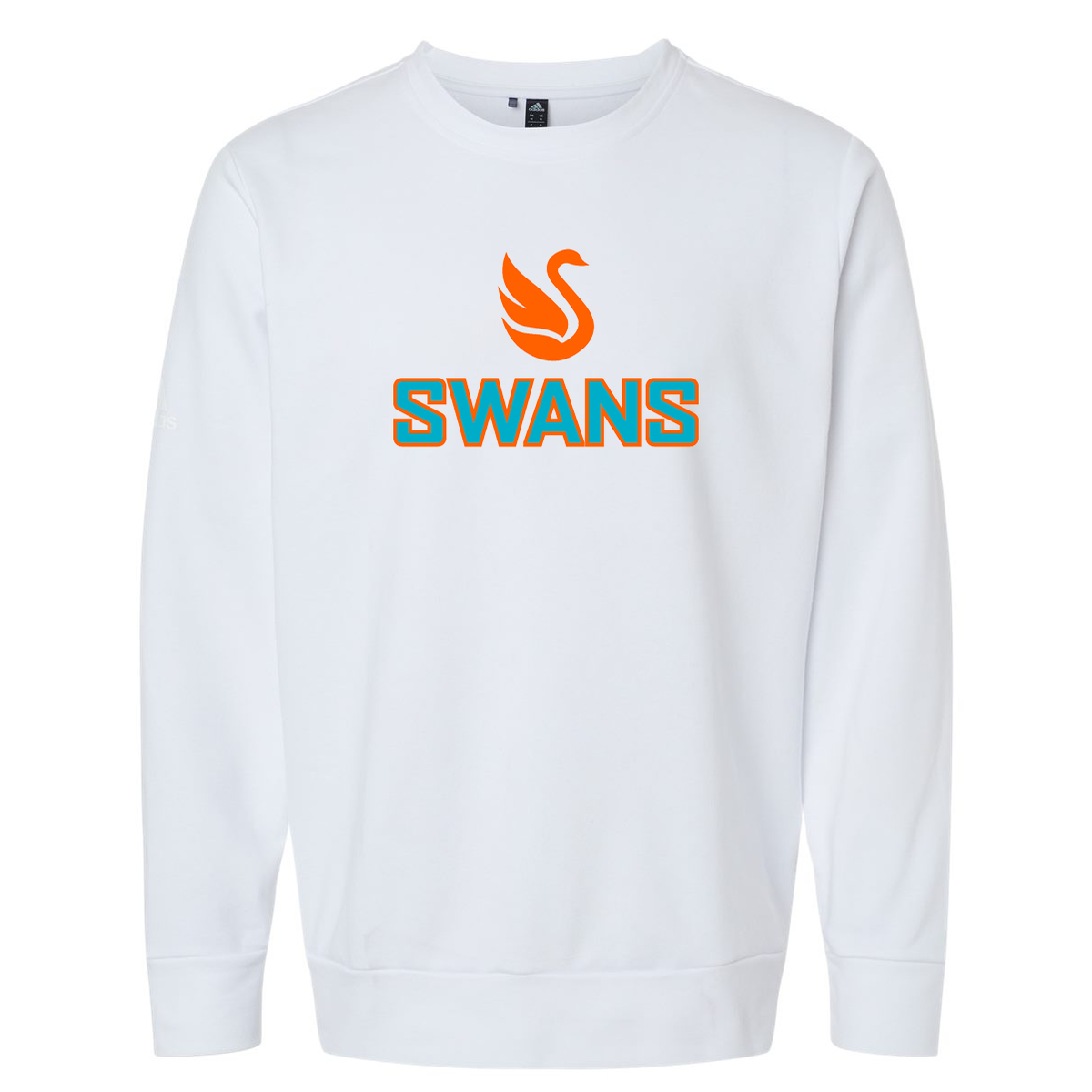Swans Lacrosse Adidas Fleece Crewneck Sweatshirt