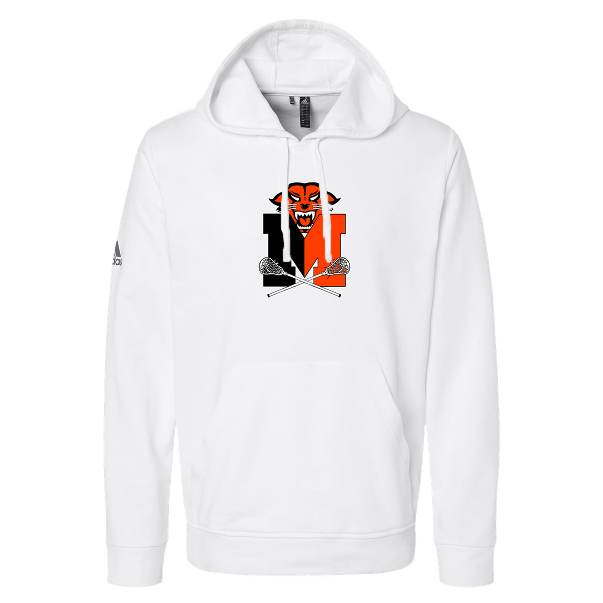 Monroe Bearcats Lacrosse Adidas Fleece Hooded Sweatshirt