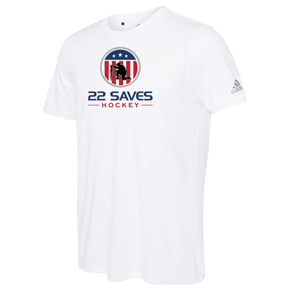 22 Saves Hockey Adidas Sport T-Shirt