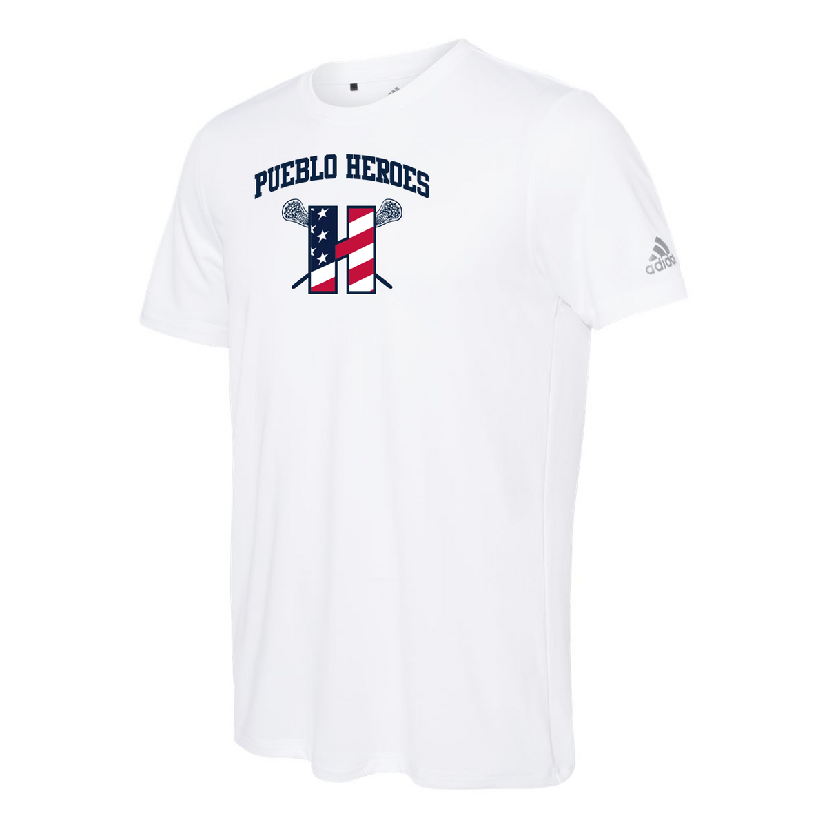 Pueblo Heroes Lacrosse Adidas Sport T-Shirt