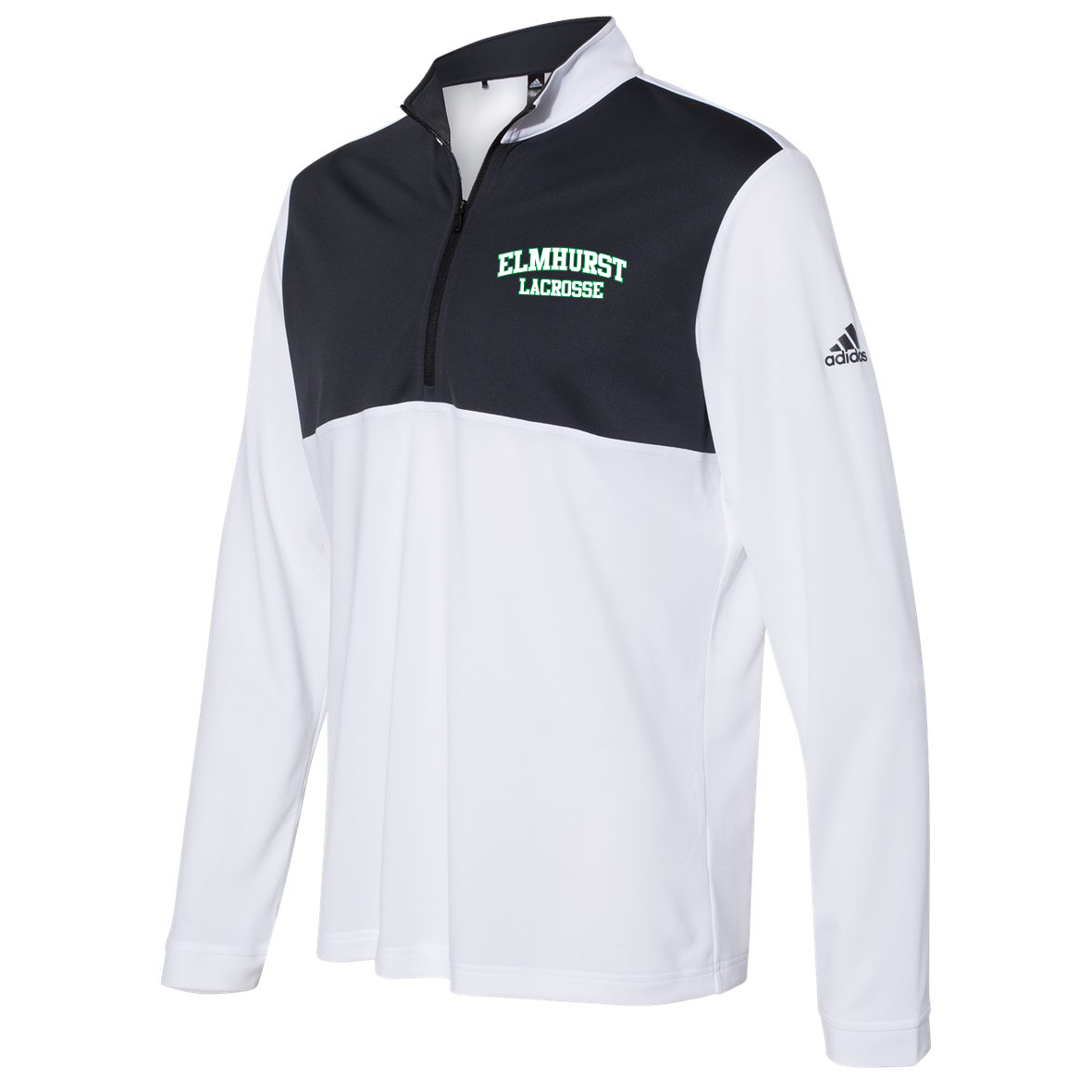 Elmhurst Lacrosse Adidas Lightweight Quarterzip Pullover