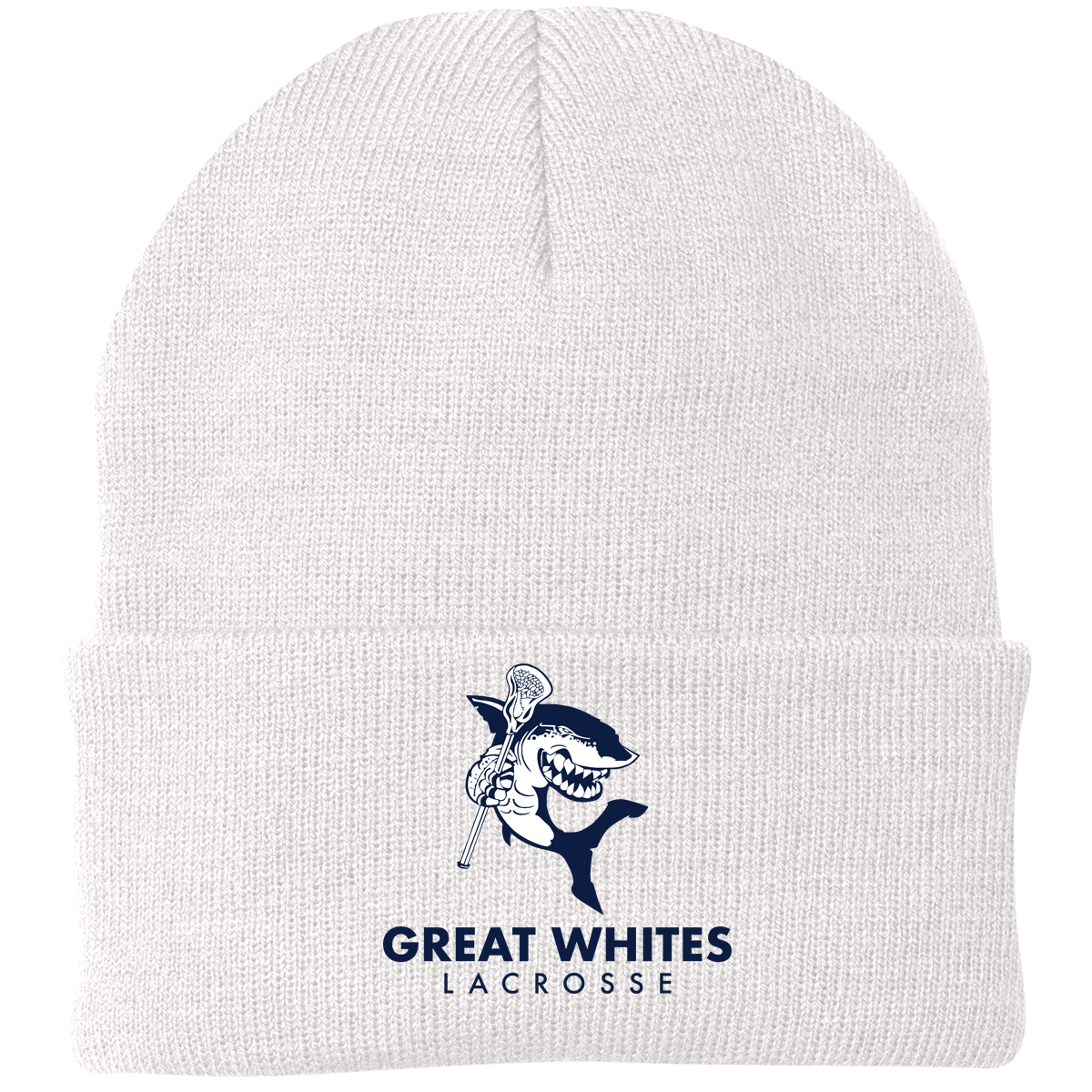 Great Whites Lacrosse Knit Beanie