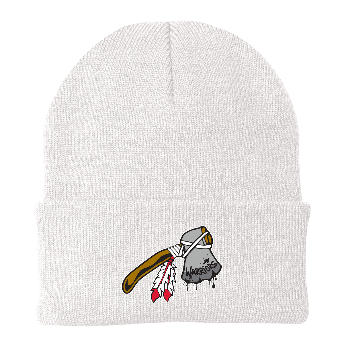 WV Warriors Football Knit Beanie