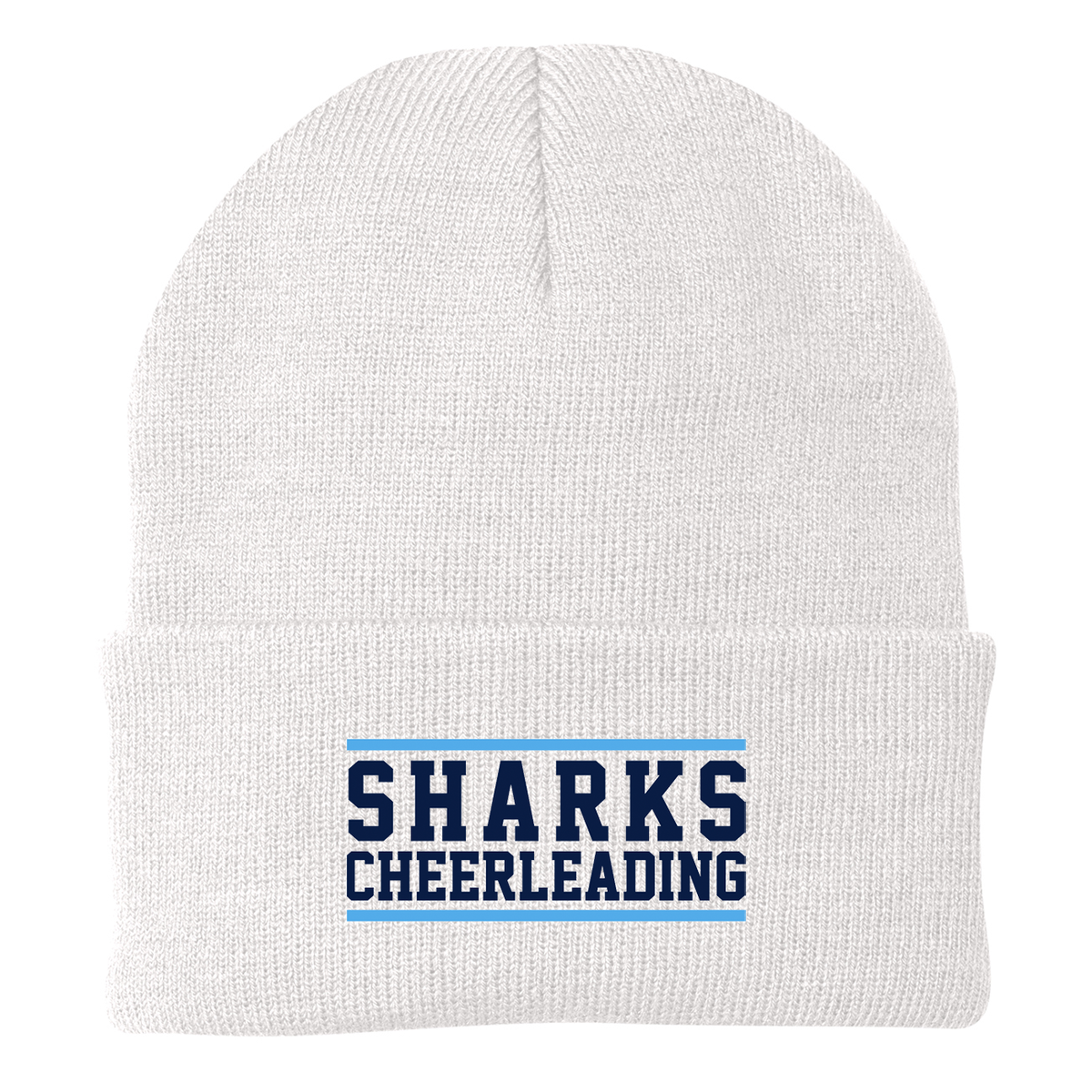 Sharks Cheerleading Knit Beanie