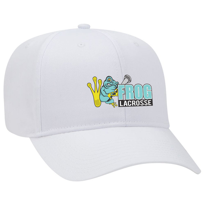 Frog Girls Lacrosse White Cap