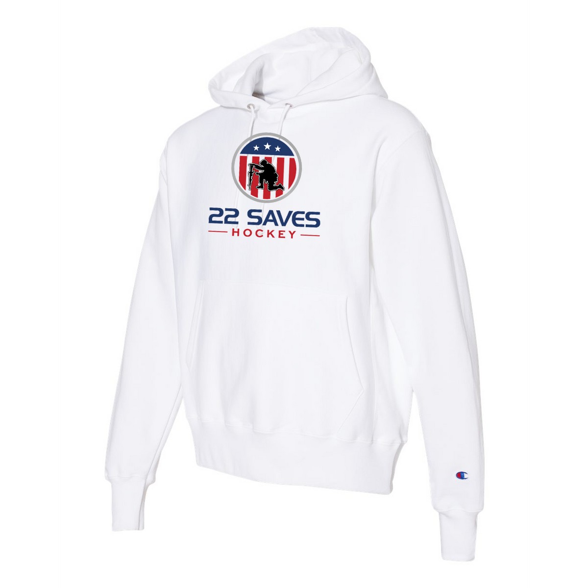22 Saves Hockey Champion Sweatshirt