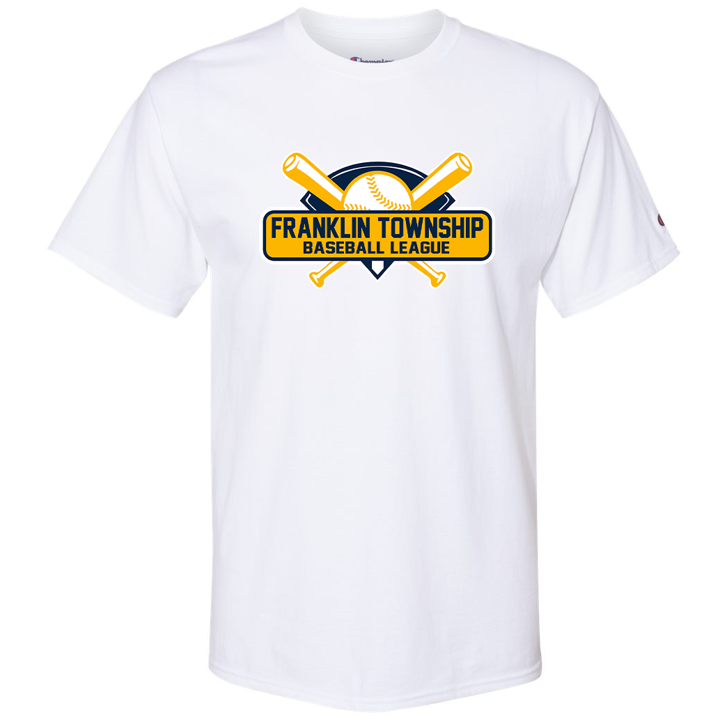 Franklin Township Baseball League Champion Short Sleeve T-Shirt