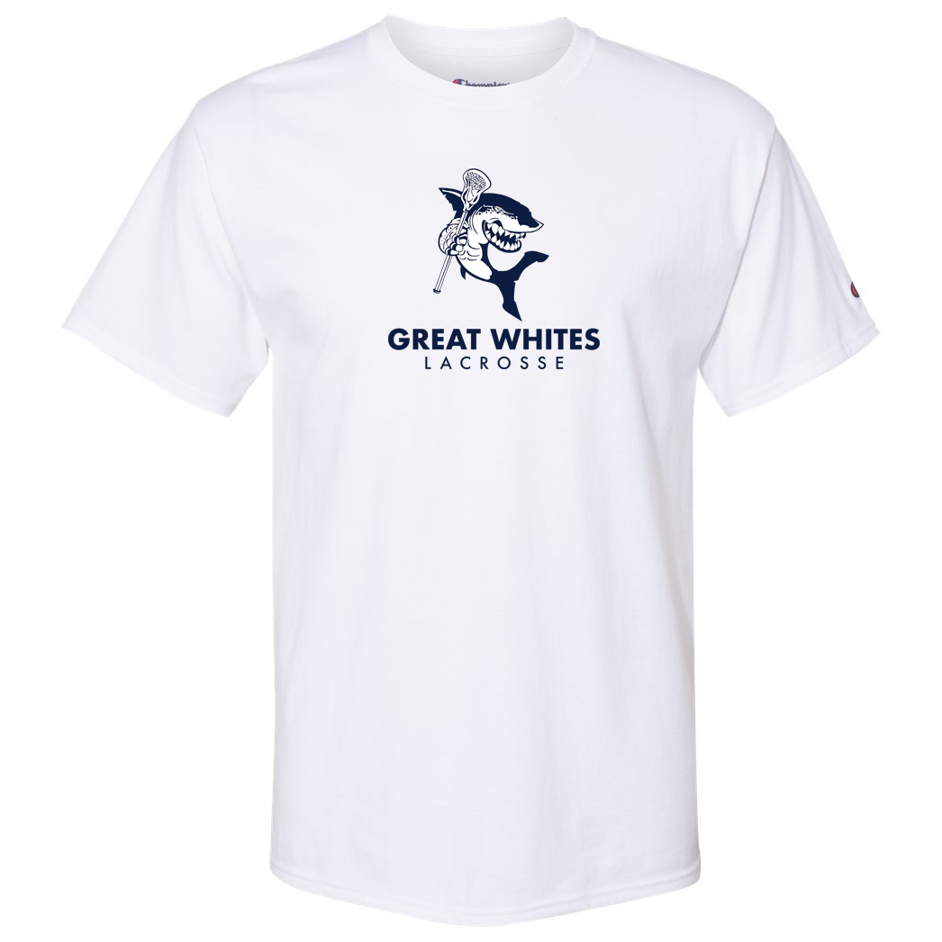 Great Whites Lacrosse Champion Short Sleeve T-Shirt