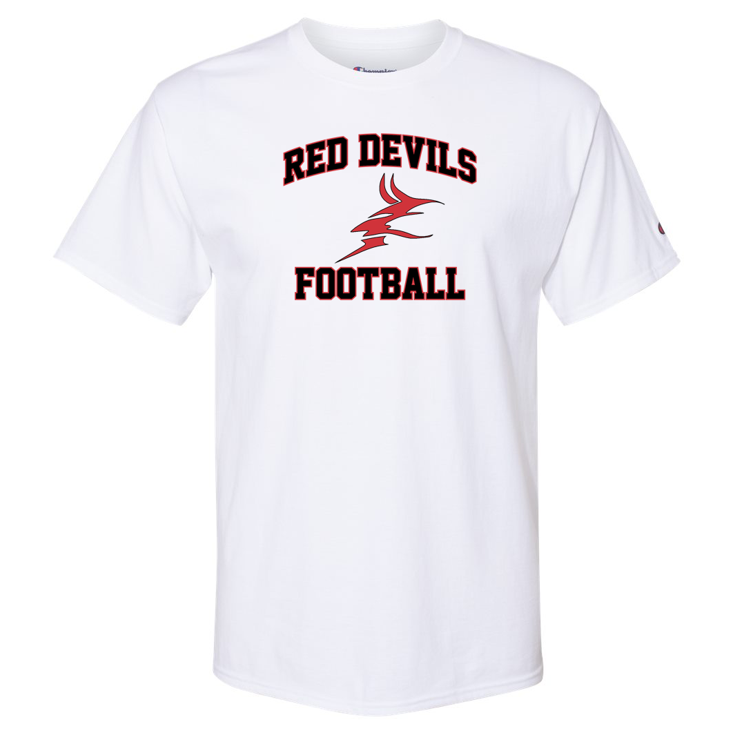 Red Devils Football Champion Short Sleeve T-Shirt