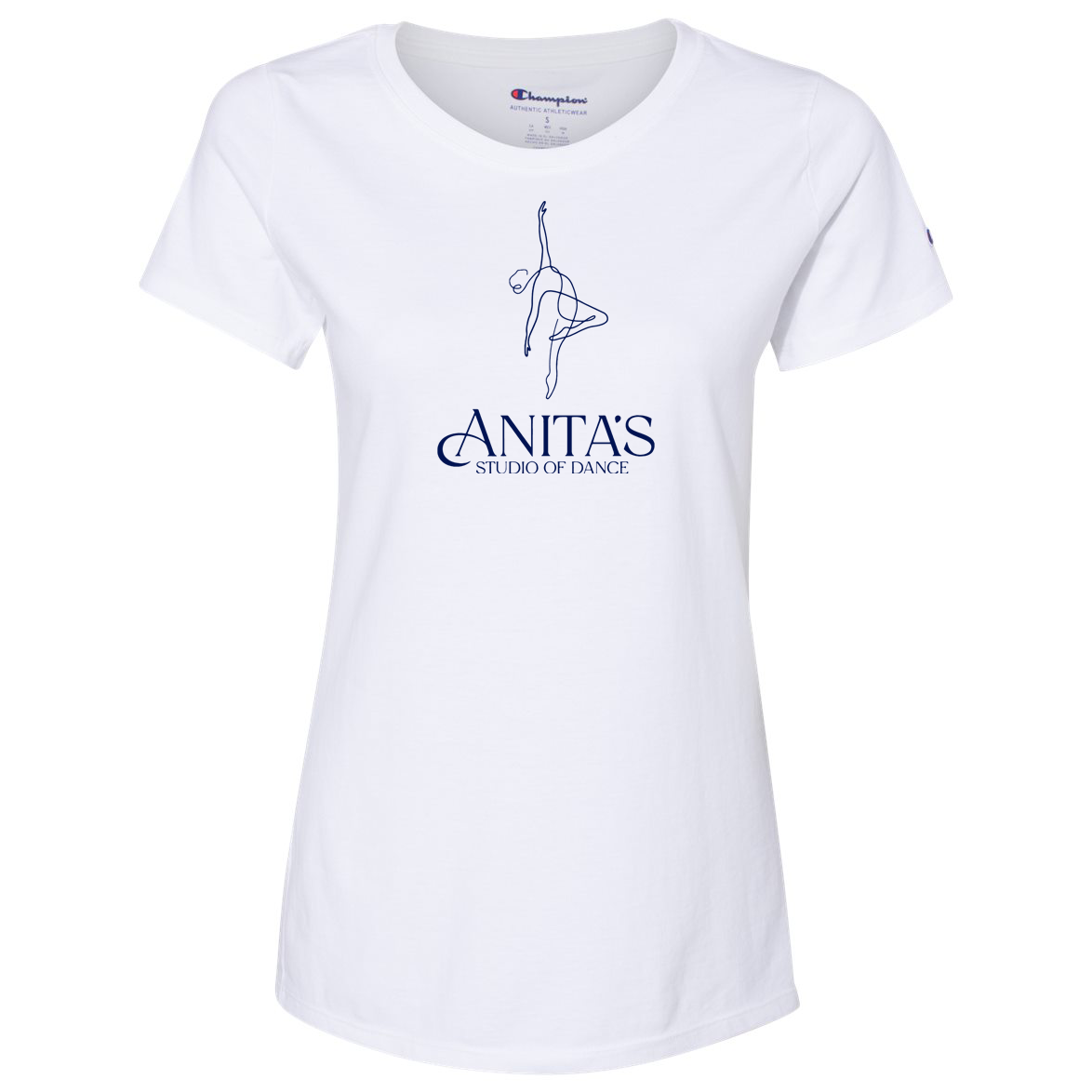 Anita's Studio of Dance Champion Womens T-Shirt