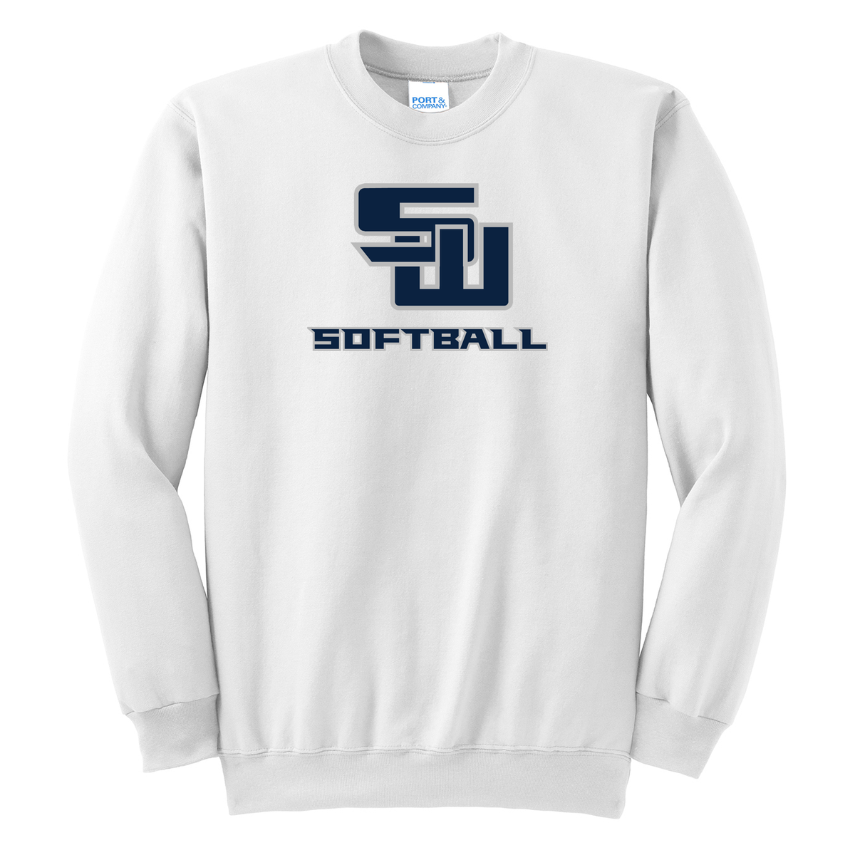 Smithtown West Softball Crew Neck Sweater