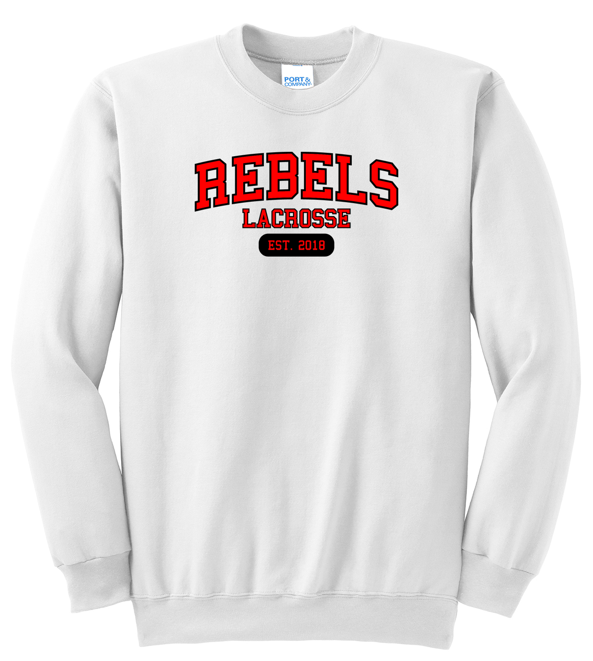 Rebels Lacrosse Crew Neck Sweater