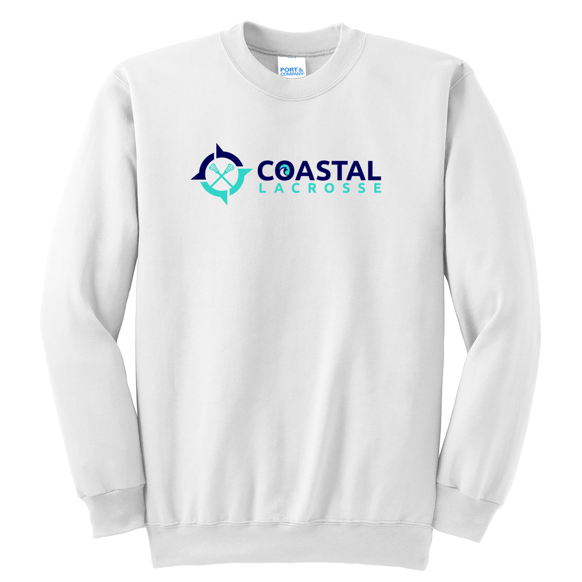 Coastal Lacrosse Crew Neck Sweater