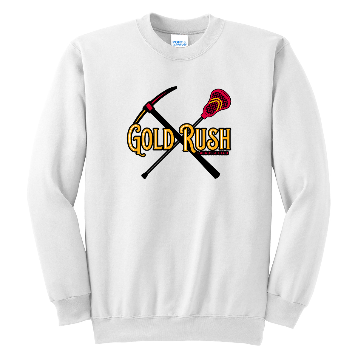 Gold Rush Lacrosse Crew Neck Sweater