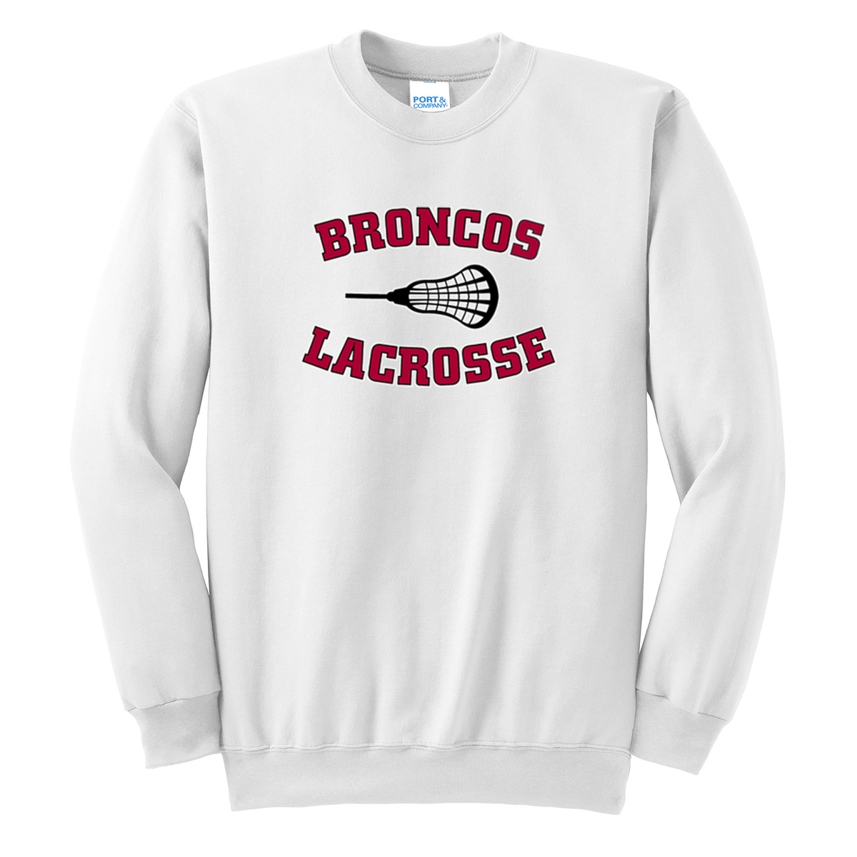 Bailey Middle School Lacrosse Crew Neck Sweater