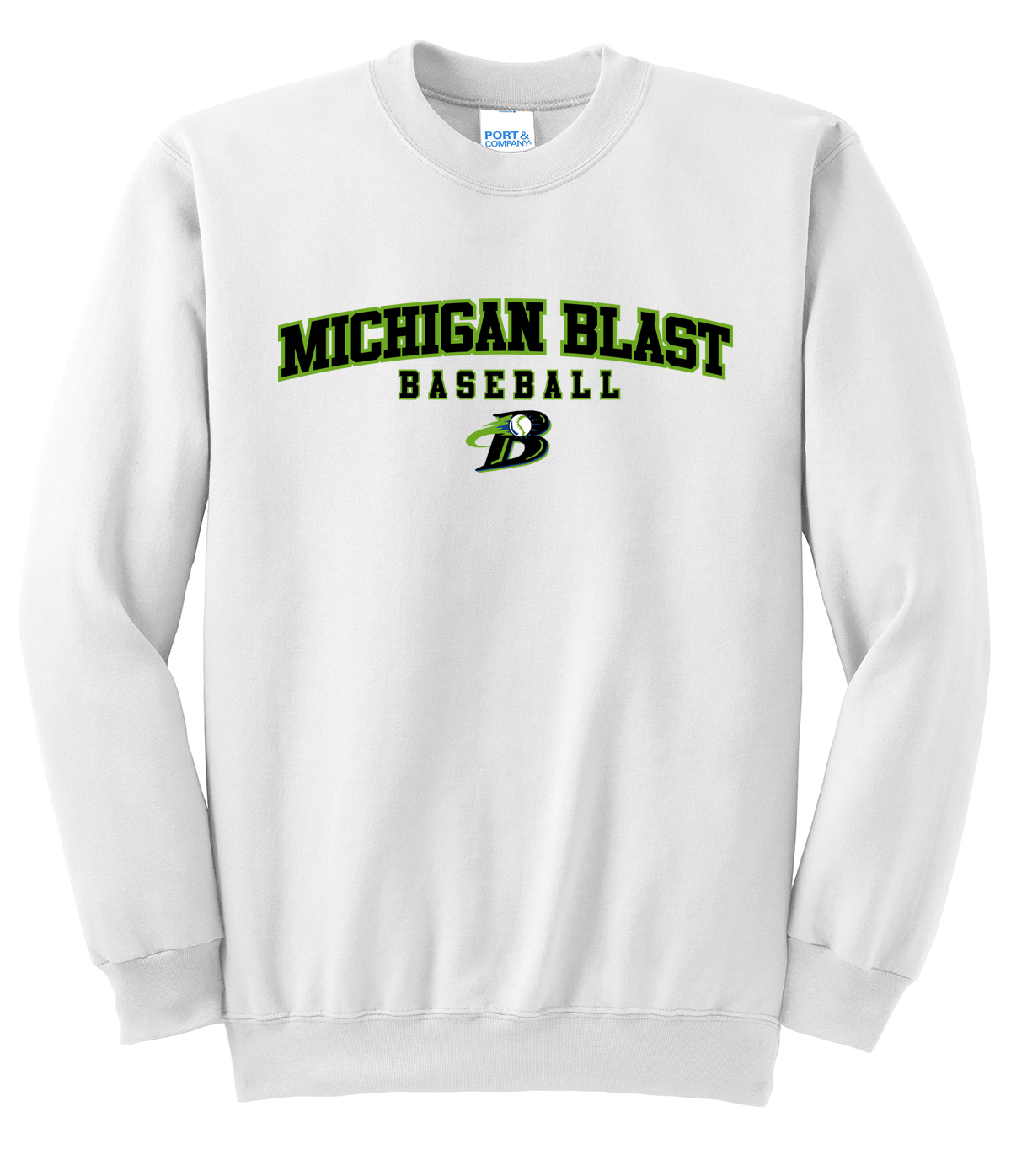 Michigan Blast Elite Baseball Crew Neck Sweater