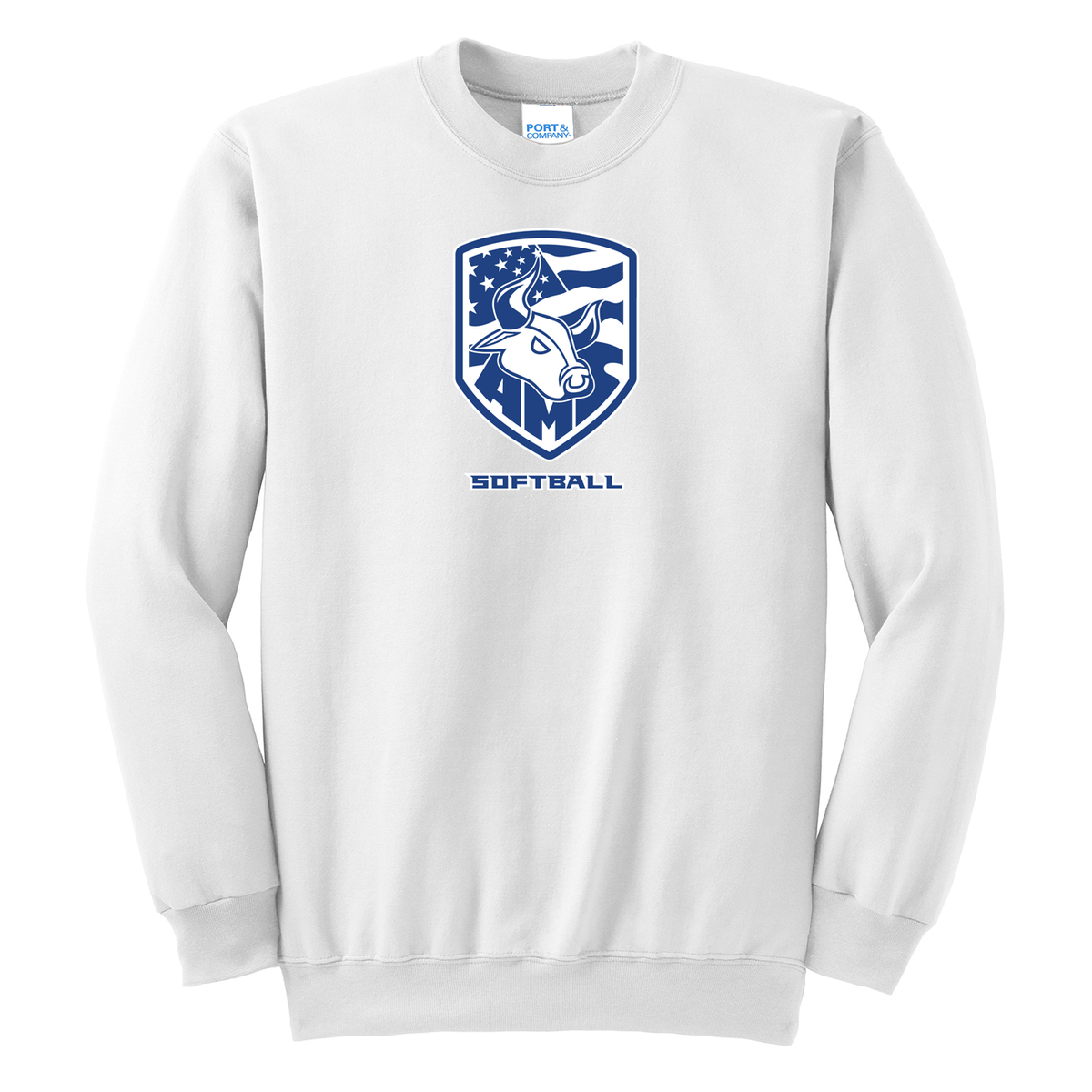 Accompsett Softball  Crew Neck Sweater