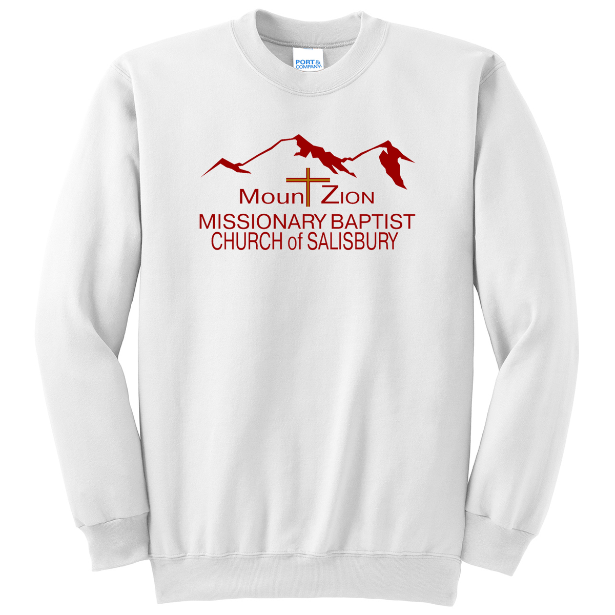 Mount Zion Missionary Baptist Church Crew Neck Sweater