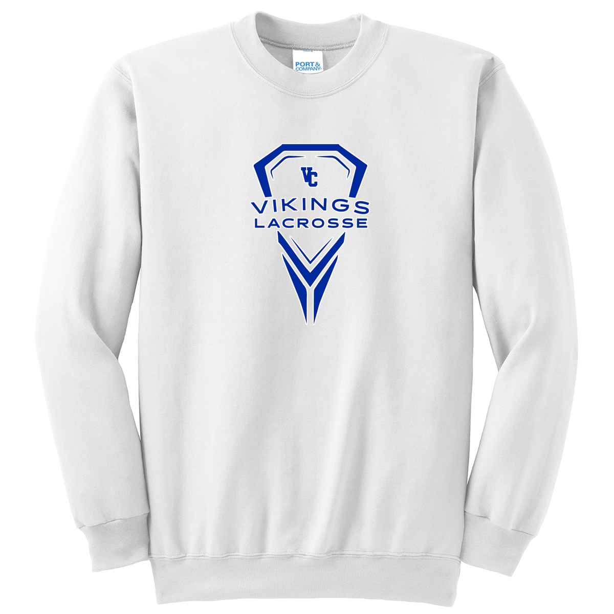 Valley Central Vikings Boys Lacrosse Crew Neck Sweater