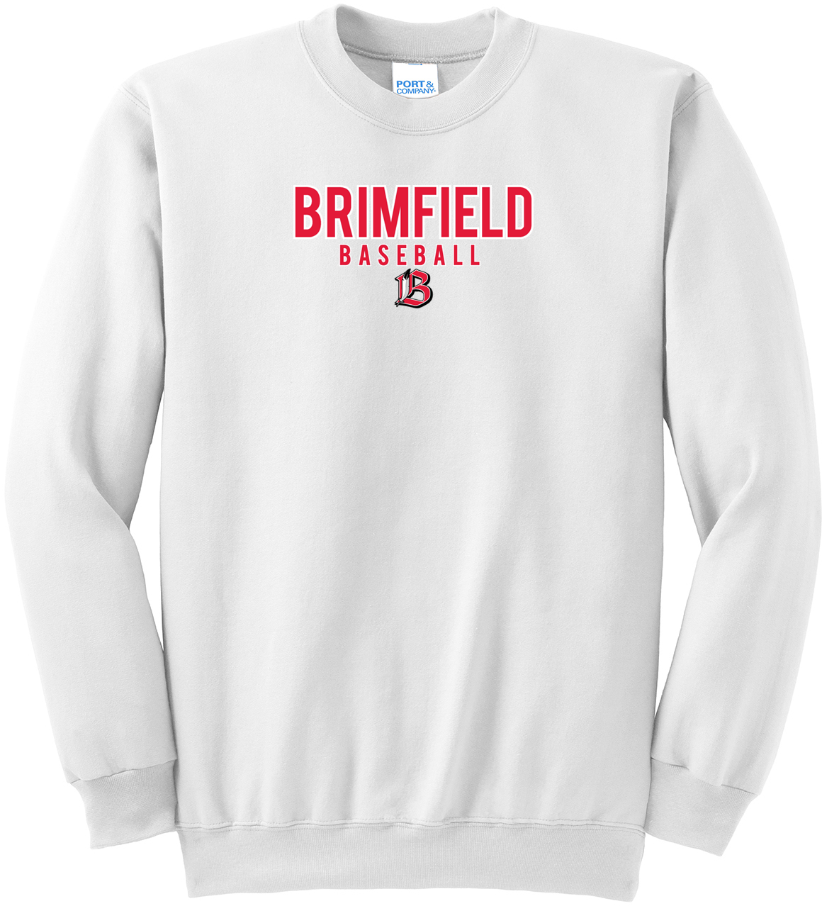 Brimfield Baseball Crew Neck Sweater