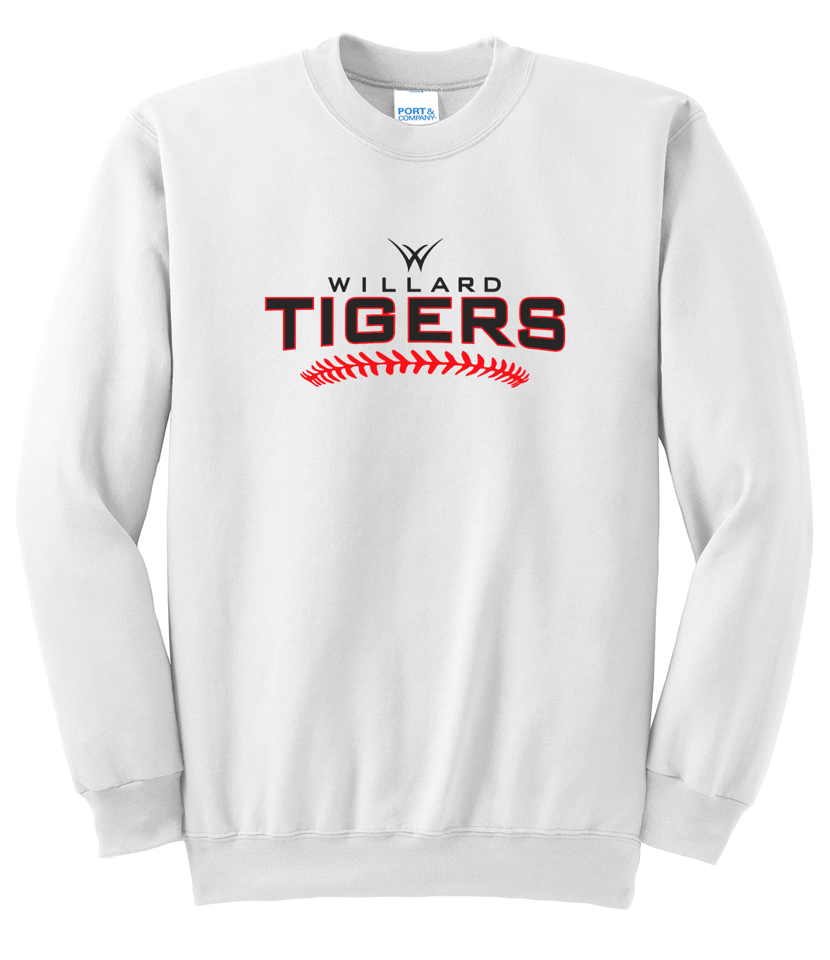 Willard Tigers Baseball Crew Neck Sweater