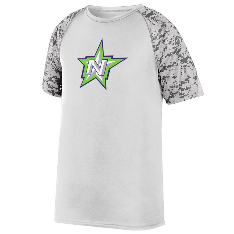 Northstar Baseball White Digi-Camo Performance T-Shirt