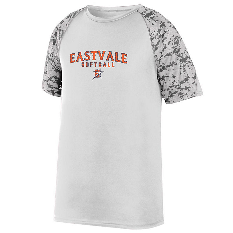 Eastvale Girl's Softball Digi-Camo Performance T-Shirt
