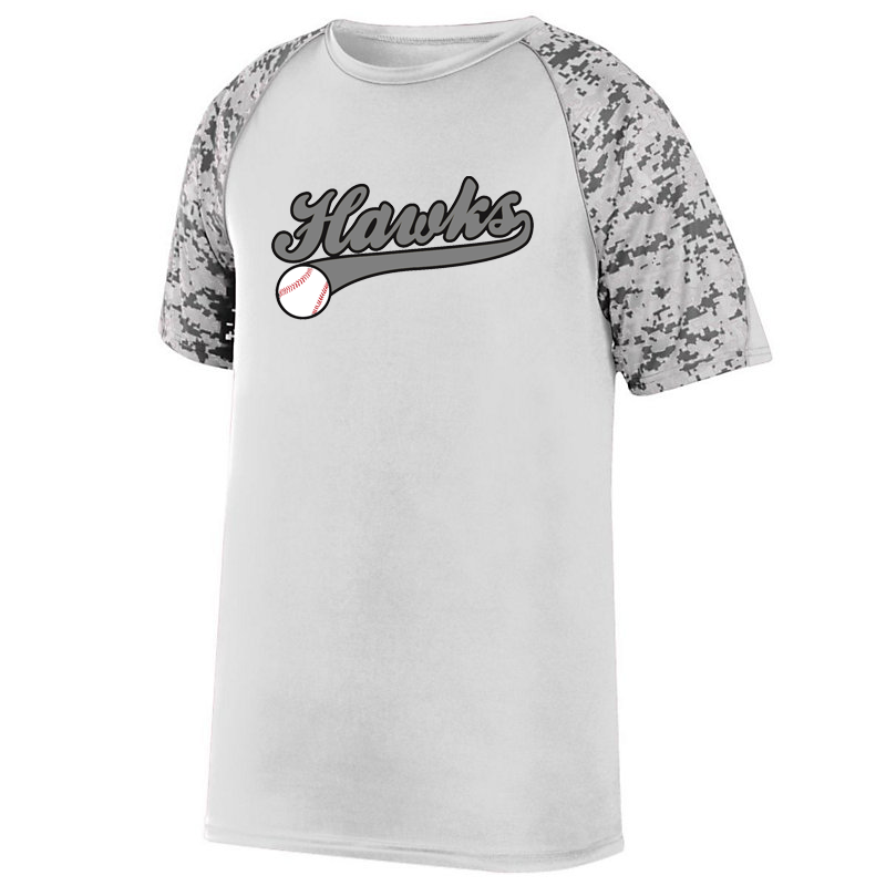 Hawks Baseball Digi-Camo Performance T-Shirt